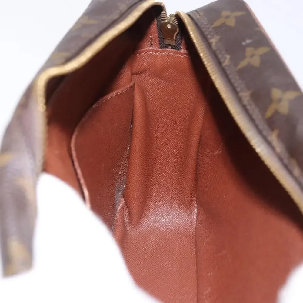 Louis Vuitton Monogram Compiegne 28 Clutch Bag Brown